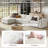 Cioffi Oversized L Shaped Modular Cloud Sectional Sofa with Removable Cushion Cover-432974618-432974612-432974614