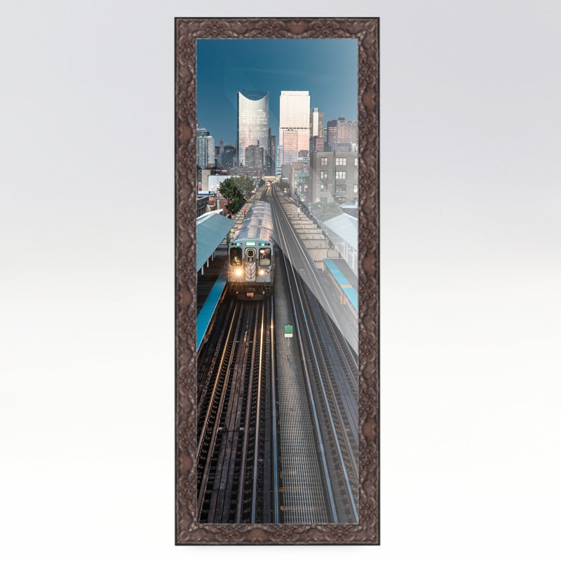 Zemora Brown Solid Wood Picture Frame, 10" x 40"