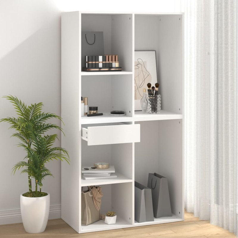 Organisateur de placard avec tablettes vidaXL, Blanc