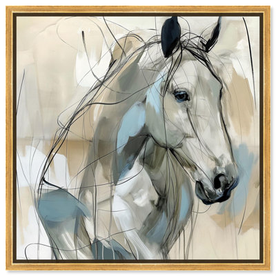 Horse Glint Canvas Horse Wall Art by Art Remedy