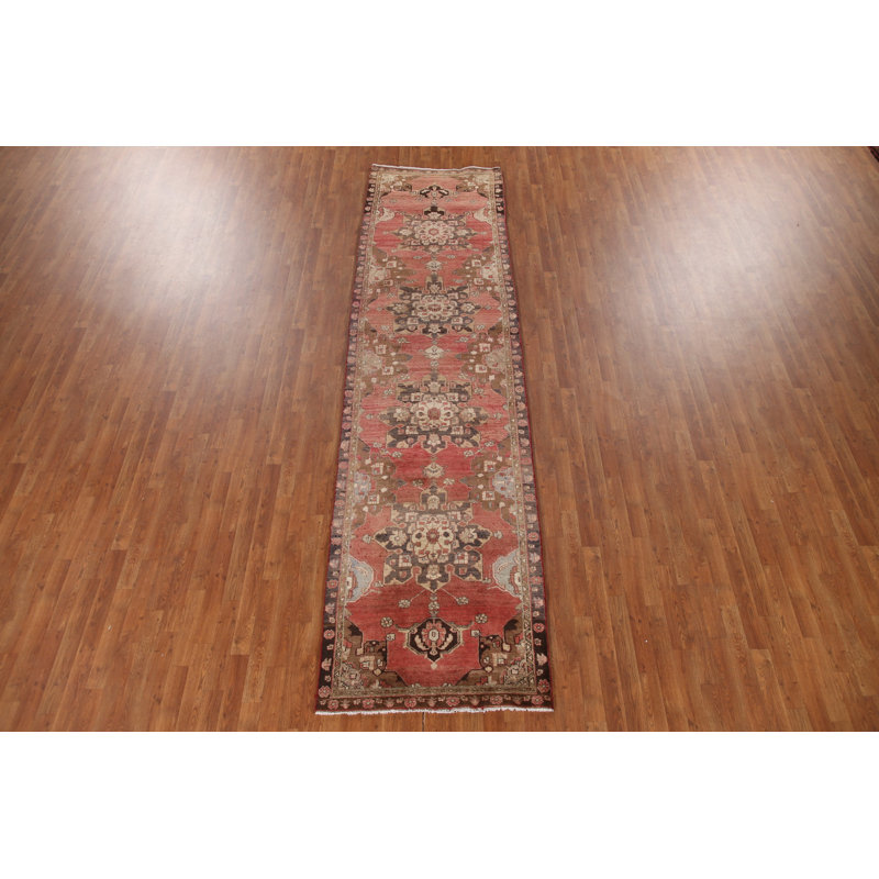 Pink Geometric   Runner Rug 3x13