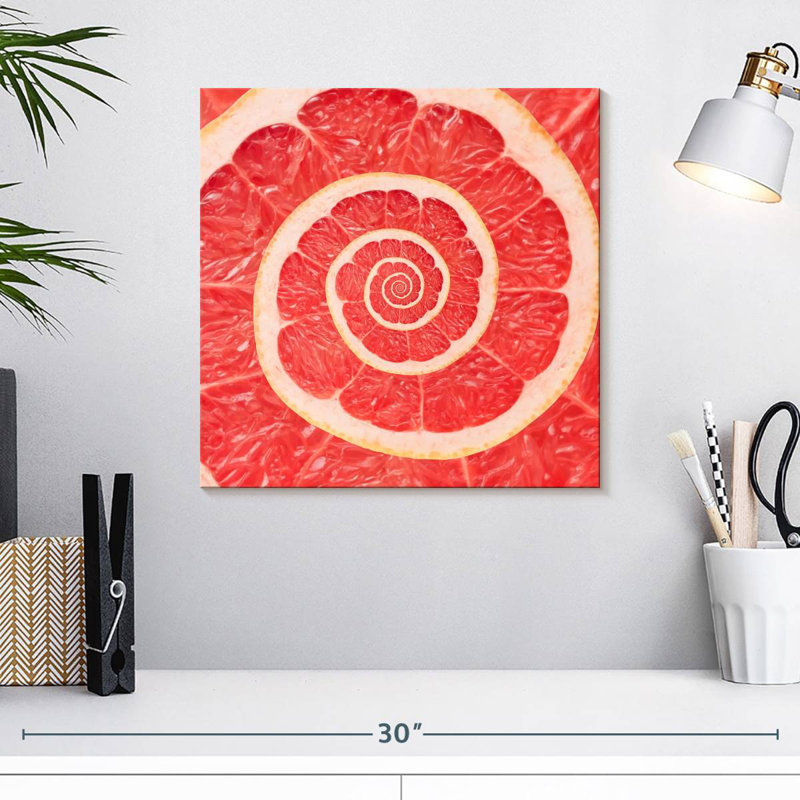 Spirale de pamplemousse fraîche Yarlin, H 16 po x l 16 po