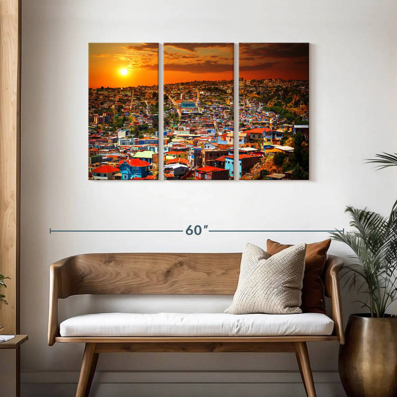 Silhouette de Sirci Valparaiso, Chili, H 20 po x l 33 po