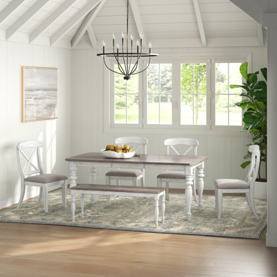 Quinta 6 - Person Dining Set w/ 18" Removeable Leaf