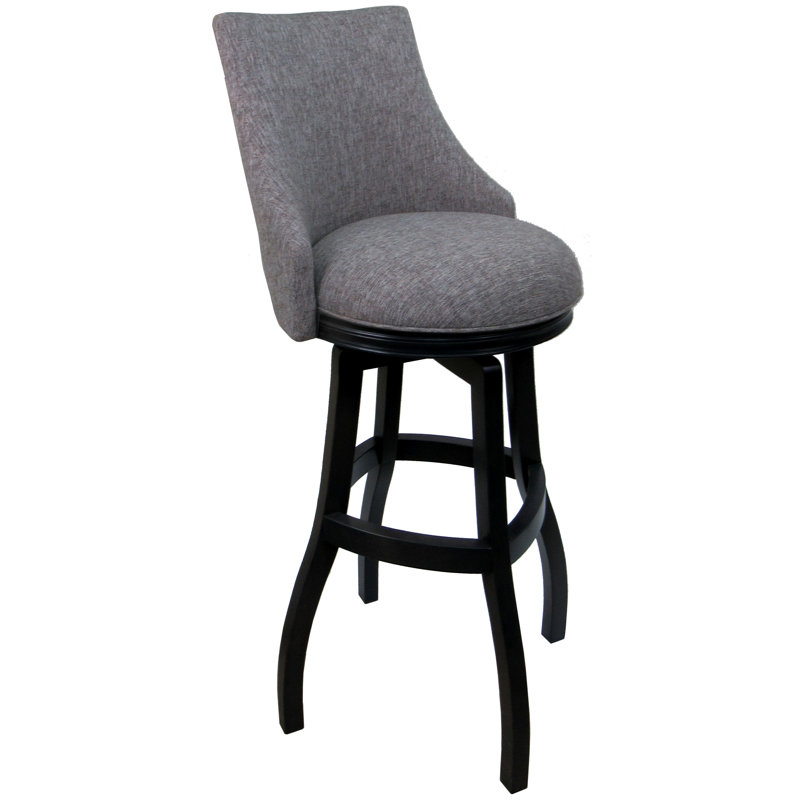 Vinyle gris 26 po - Naturel, Tabouret de comptoir (siège d'une hauteur de 26 p, Gris, Noir