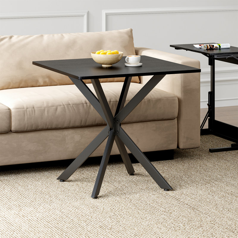 Table d'appoint rustique carrée