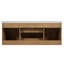 Meuble-lavabo à double cuve 60 po avec comptoir en bois massif, meuble-lavabo mural moderne pour grandes salles de bain
