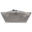 Hotte de cuisine murale à conduit 36 "720 CFM en nickel brossé