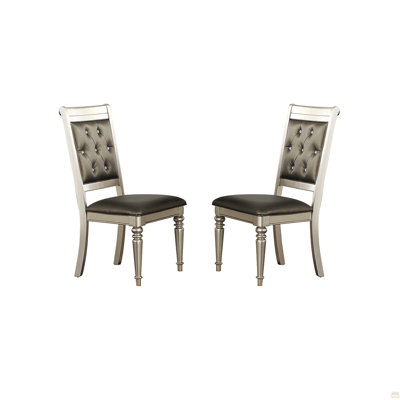 Dining Chairs With Tufted Back(Set Of 2)