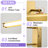 Gold Modern Dimmable Rotatable LED Wall Sconce-70426241