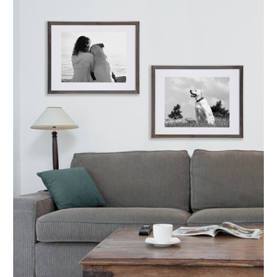 Creason Solid + Manufactured Wood Picture Frame