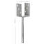 Honorine Dakota Fields Silver Metal for Fence Panels-1336447183