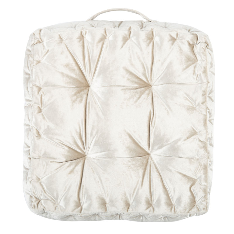 Peony Floor Pillow, White