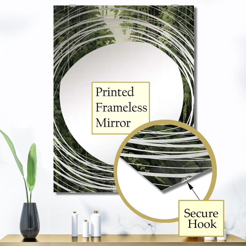 Miroir mural Purini - Forest MIR140936, 40 po x 30 po