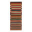Wool Striped Area Rug in Red/Yellow/Blue