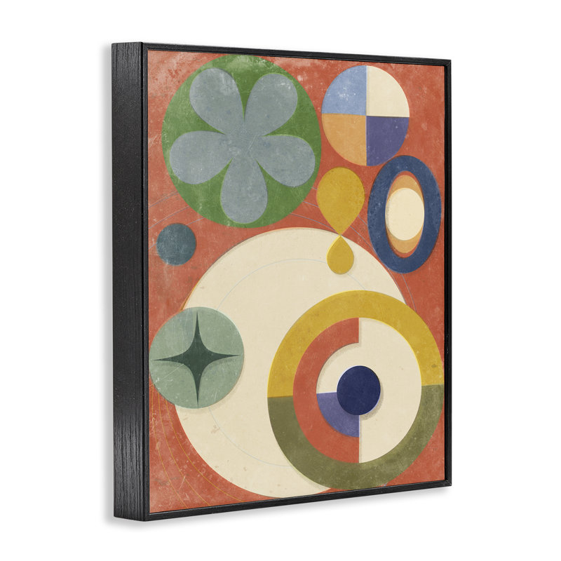  Art rétro, giclée encadrée par Victoria Barnes, H 20 po x l 16 po, Giclée encadrée noir minuit