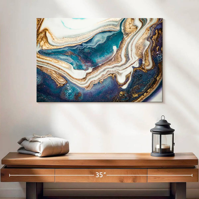 Avery Agate Ripples Abstract, 8" H x 12" W