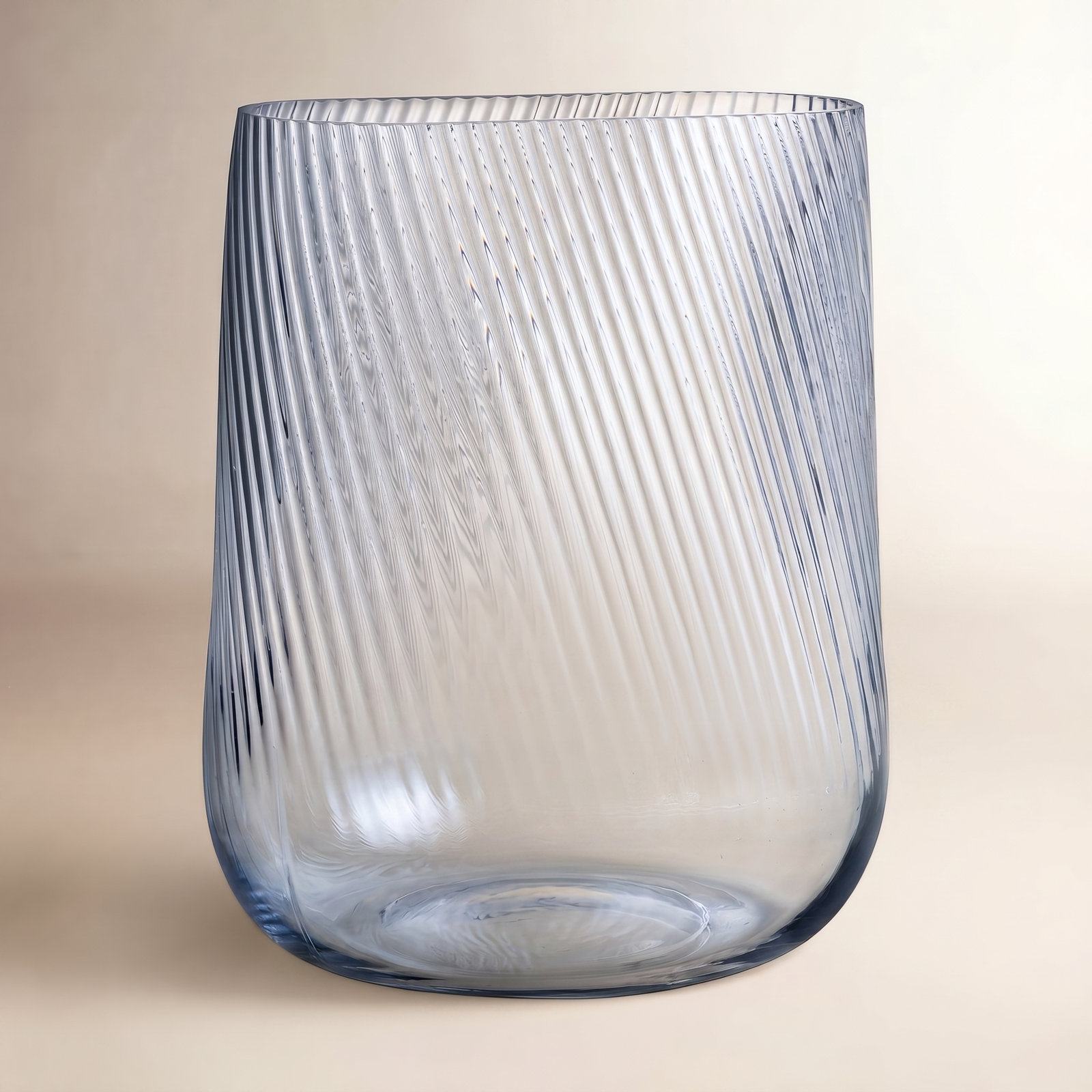 Opti Crystal Table Vase, Clear, overall height- 9.55"