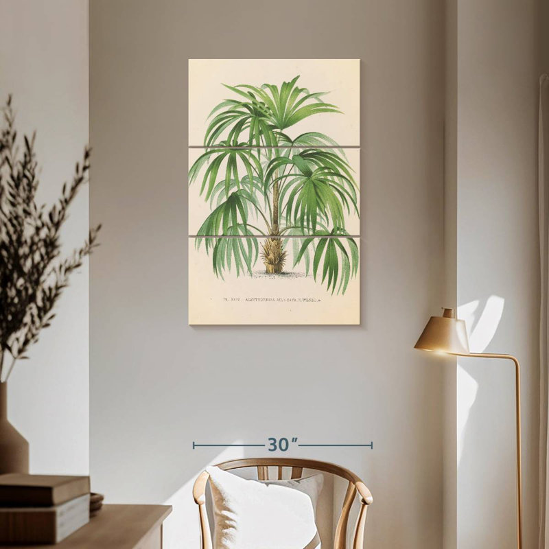 Palmier II, 57" H x 36" W