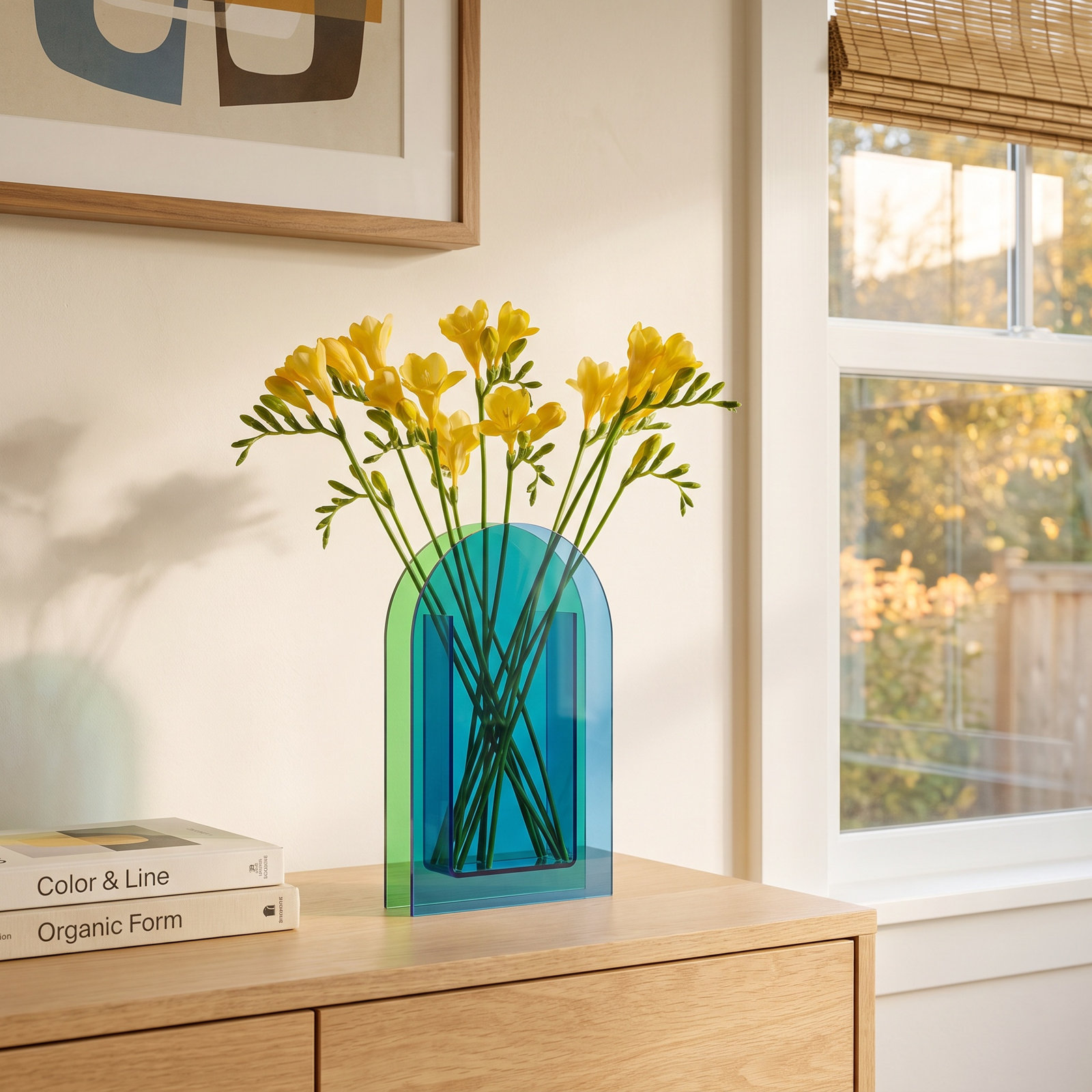 Danya 7.9'' Acrylic Table Vase