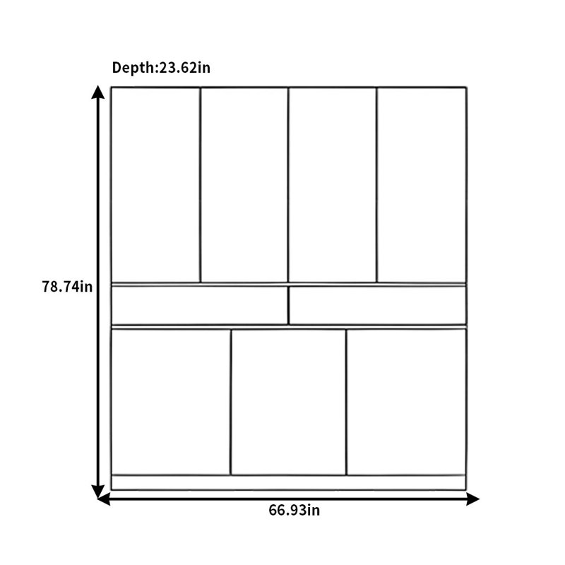 Aadhya, 78.74" H x 66.93" W x 23.62" D