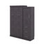 Lit escamotable simple avec garde-robe et tiroirs-771446524