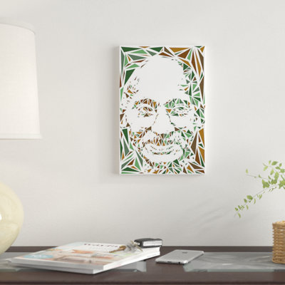 « gandhi », impression sur toile