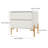 19.68" 2 Drawer Nightstand