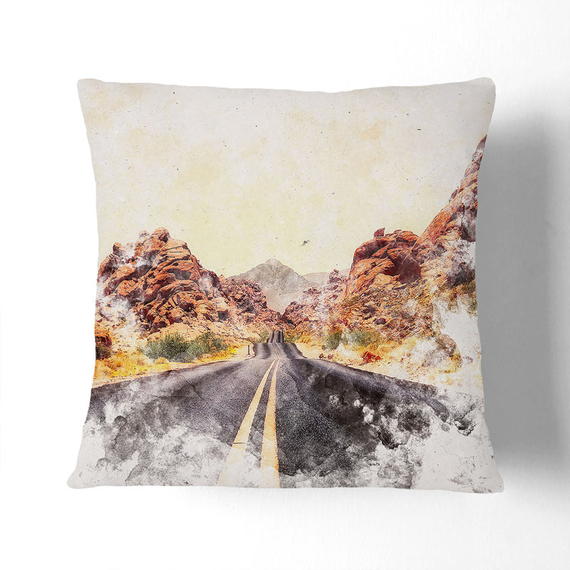 Square Throw Cushion, 40cm H x 40cm W x 15cm D