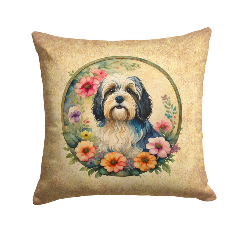 Outdoor Throw Pillow, 14" H x 14" W x 3" D