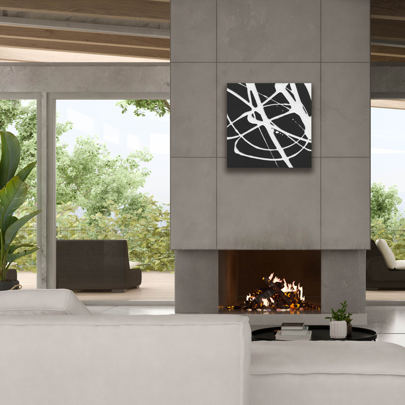 «Rumble Down 1» par Moira Hershey, art mural sur toile, H 26 po x l 26 po x P 1,5 po