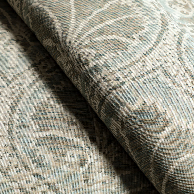 Triana Seville Weave Fabric, Sky/Aqua