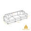 Milbrey 300.2Cm Square Arms Modular Sofa-1441969774