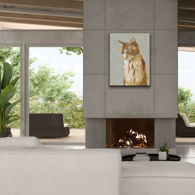 "Epic Graffiti" Lap Cat 2 "par Chariklia Zarris, art mural sur toile, 26 po x 34 po, H 34 po x l 26 po