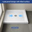 Base de douche 36 po x 36 po blanc pur avec 3 brides amovibles