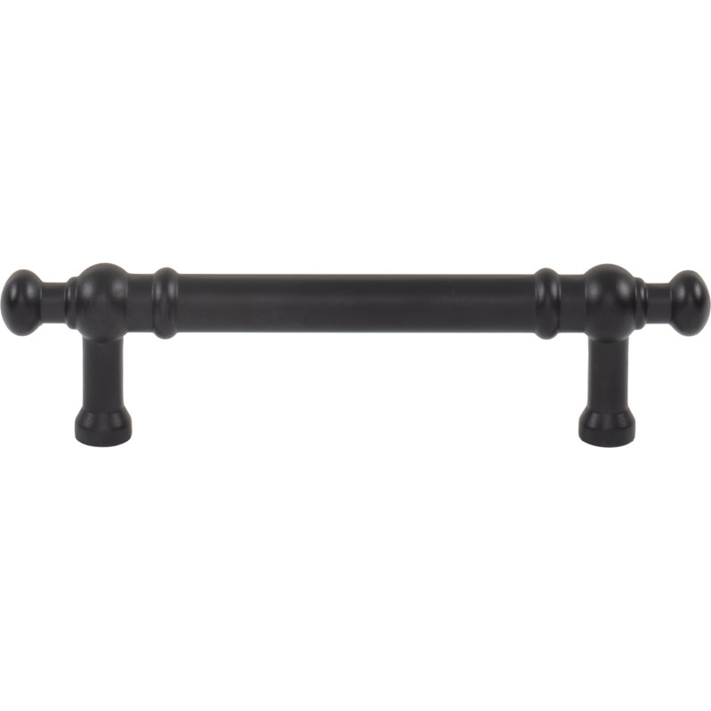Wetherby 8 13/16" Center to Center Bar Pull, 3 3/4", Flat Black