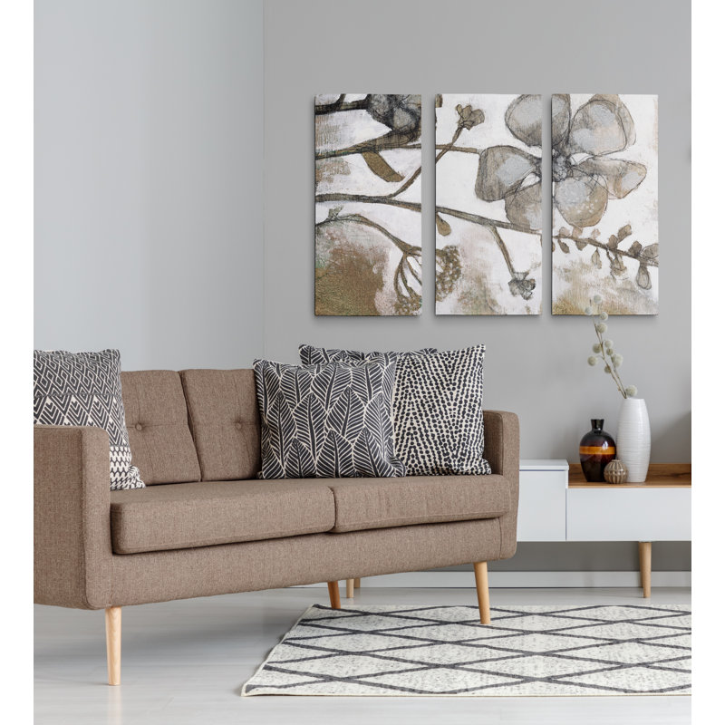 « métal jardin ii », impression à multiples images sur toile, H 24 po x l 36 po x P 1,5 po