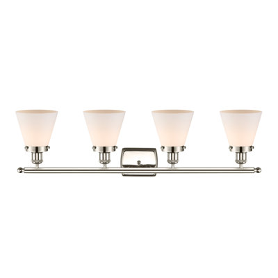 Éclairage pour meuble-lavabo 4 lumières 36 po Ballston Urban Cone