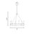 6-Light Chandelier in Spun Gold-101255928