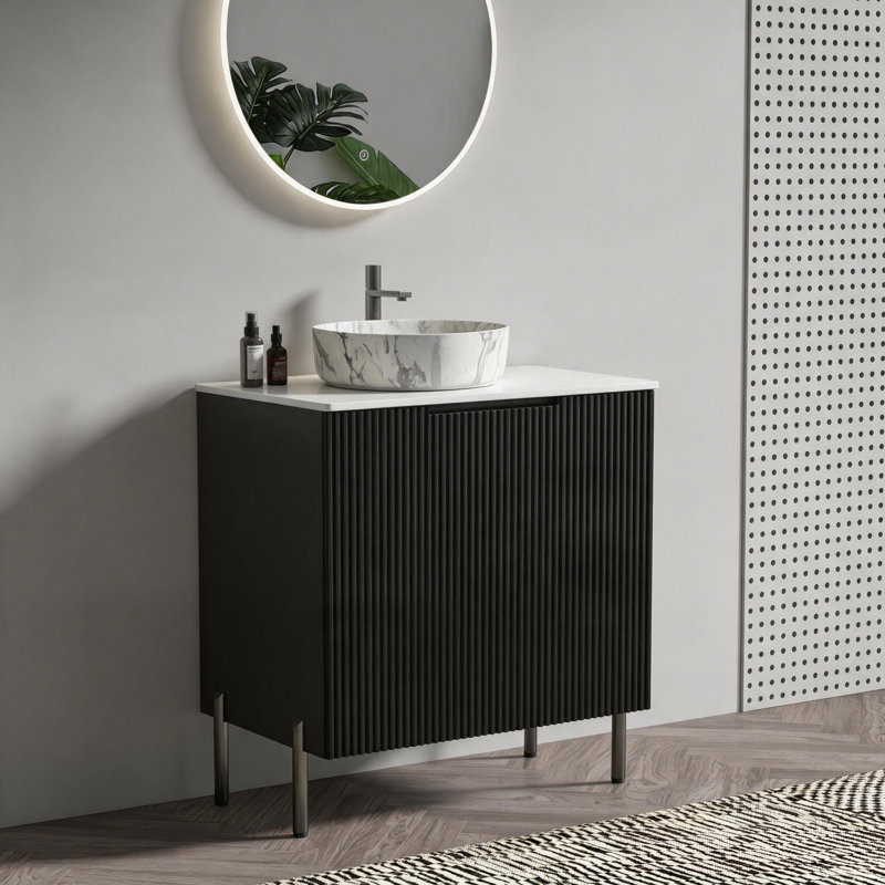 Freestanding Standard With Ceramic Top
