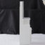 Petit meuble-lavabo compact avec miroir coulissant et tabouret de rangement-1397601379