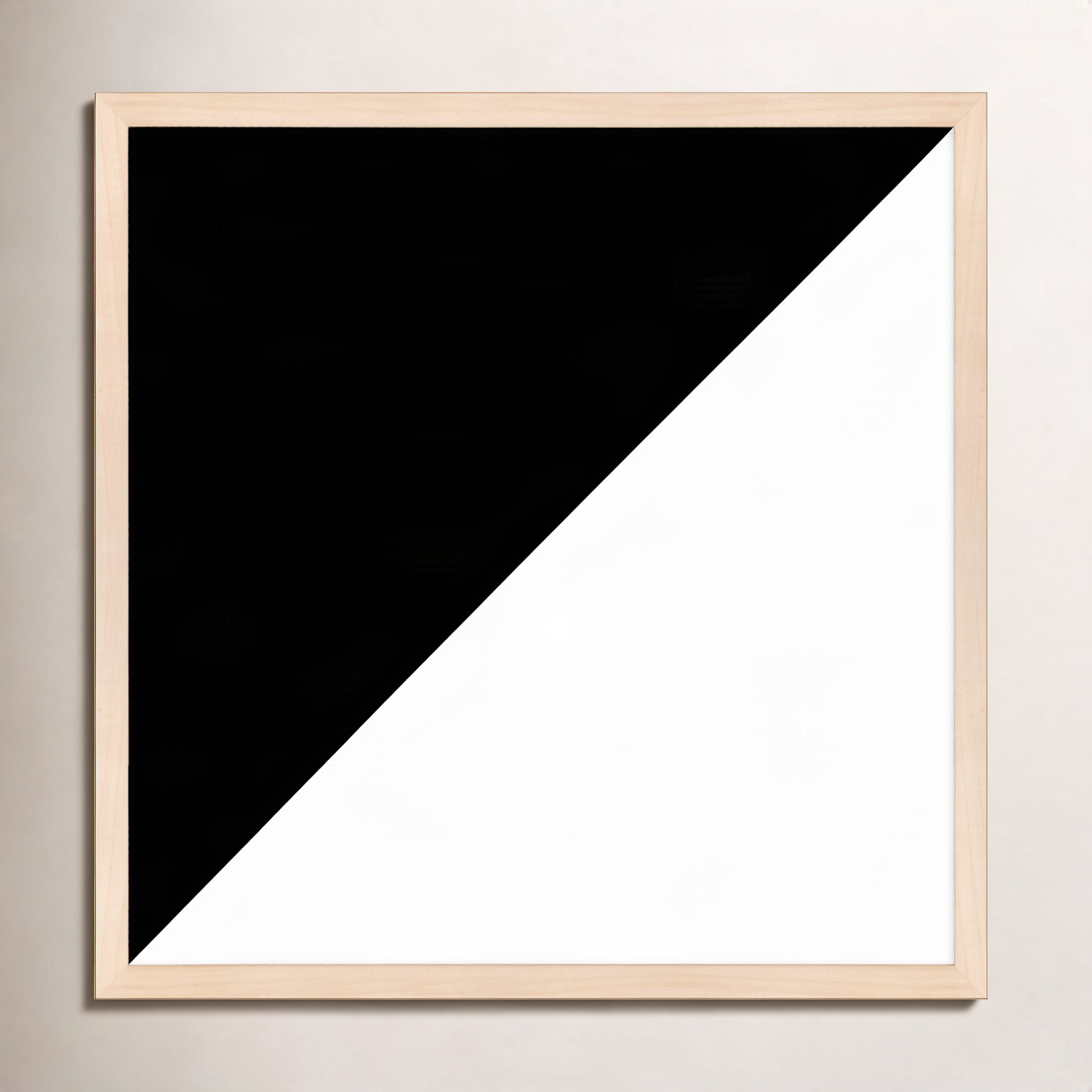 Half Framed Graphic Art Print, 20" H x 20" W, Brown Framed