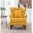 Durgan 29" Wide Velvet Tufted Wingback Chair-1520662239
