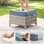 Repose-pieds d'extérieur avec coussin Bonia-88141760