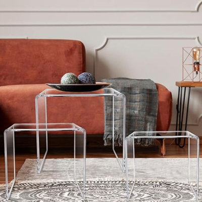 WATERFALL NESTING TABLE SET