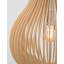 1 - Light Natural Wood Teardrop Pendant