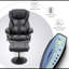 Aashka Ergonomic Faux Leather Recliner with Footrest-1378975471