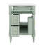 Meuble-lavabo 24 po avec lavabo, petit meuble-lavabo simple avec 2 tiroirs, tiroir rabattable, tablette de porte, tablette réglable-1785936728