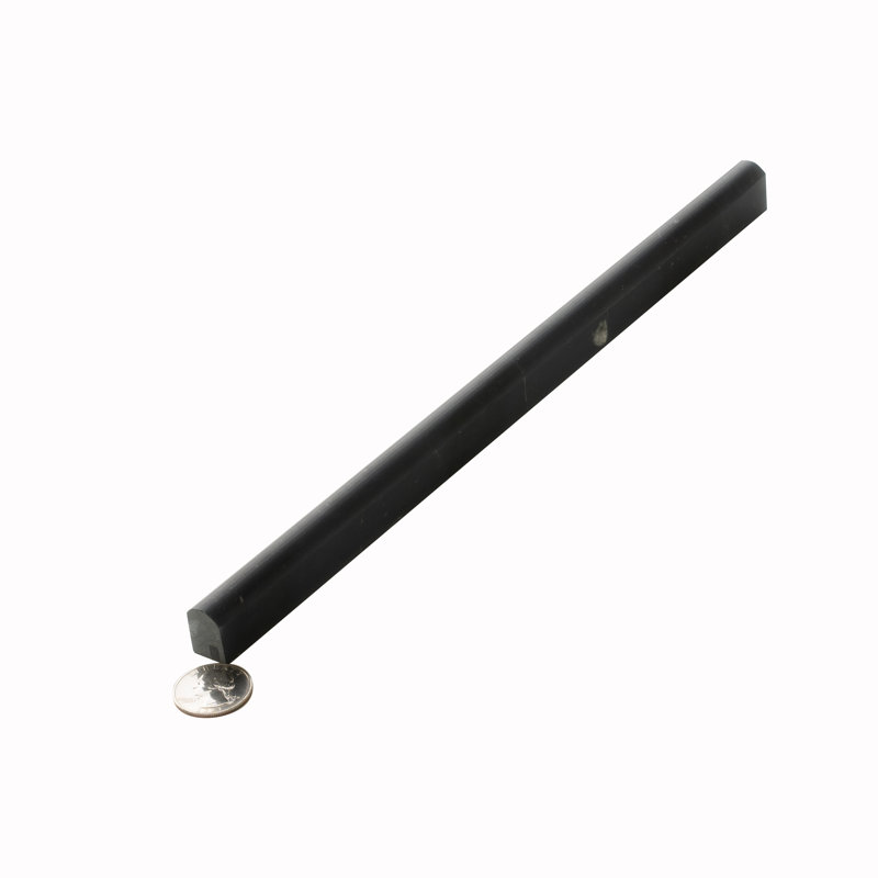 Grandis 12" x 0.6" Marble Pencil Liner Tile Trim, Honed