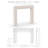 Modern Bolection Cast Stone Fireplace Surround with Bullnose Hearth-103801633-103801631